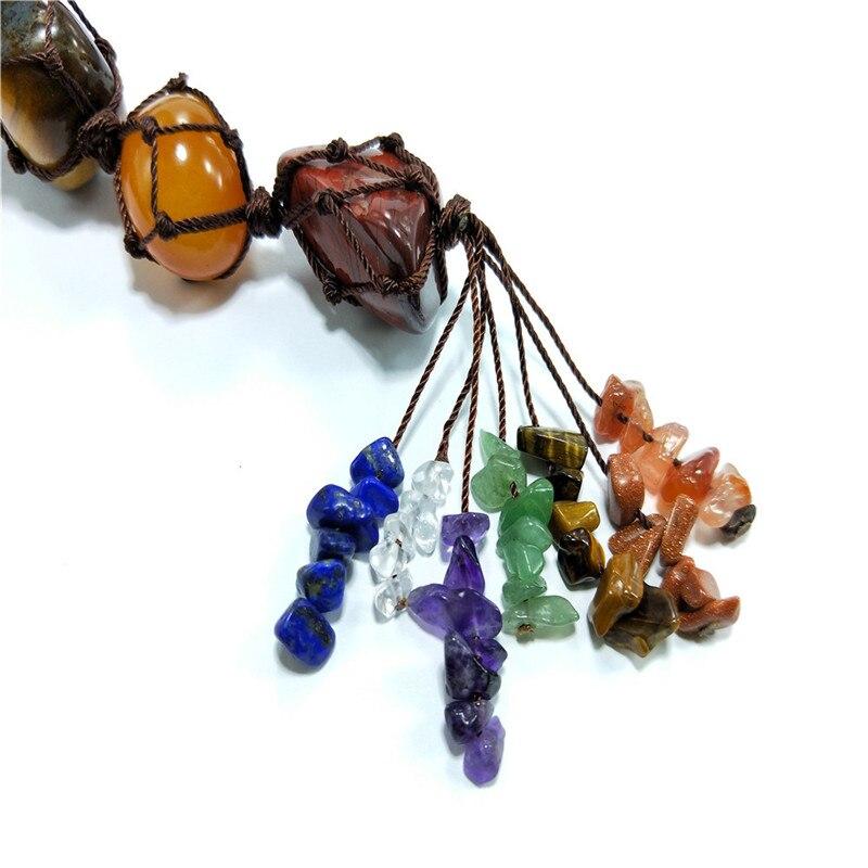7 Chakra-Naturstein-Deko-Anhänger MySpirituals