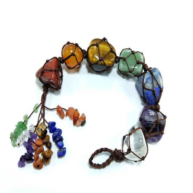 7 Chakra-Naturstein-Deko-Anhänger FERVENT Official Store
