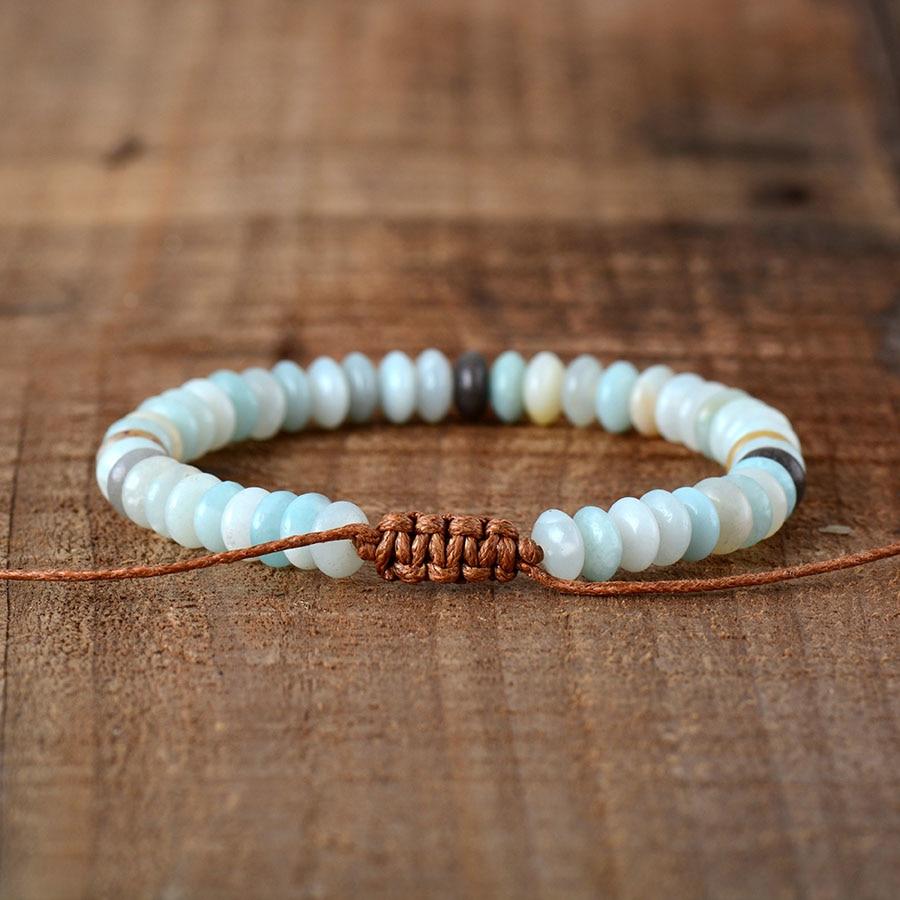 Böhmische Amazonit Chakra - Armband FERVENT Official Store
