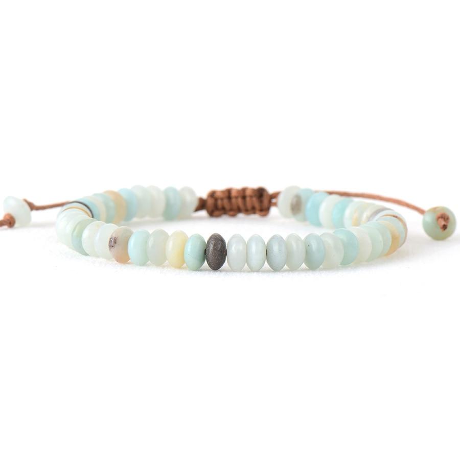 Böhmische Amazonit Chakra - Armband FERVENT Official Store