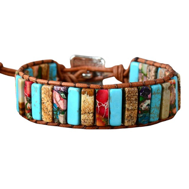 Bunte böhmische Chakra - Armband FERVENT Official Store