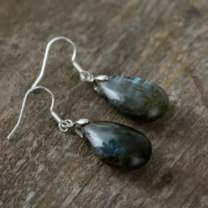 Hematit baumeln Ohrringe SUKI FASHION JEWELRY