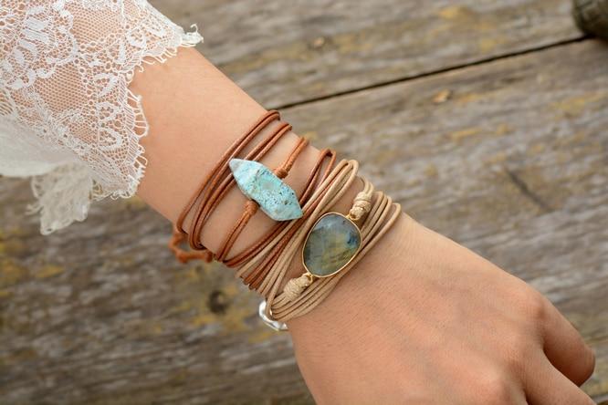 Labradorit Wikkelarmband Freundschaft FERVENT Official Store