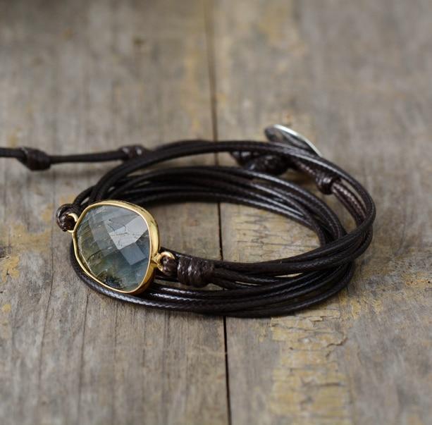 Labradorit Wikkelarmband Freundschaft FERVENT Official Store