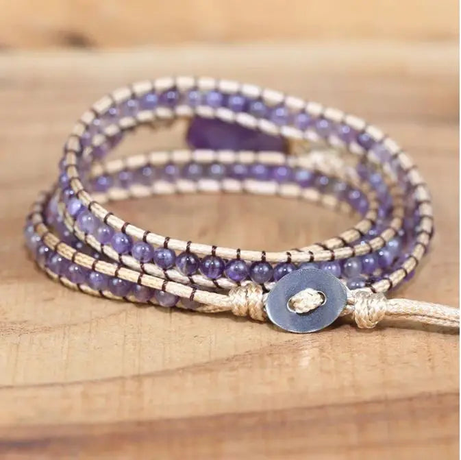 Lila Amethyst Wickelarmband - MySpirituals