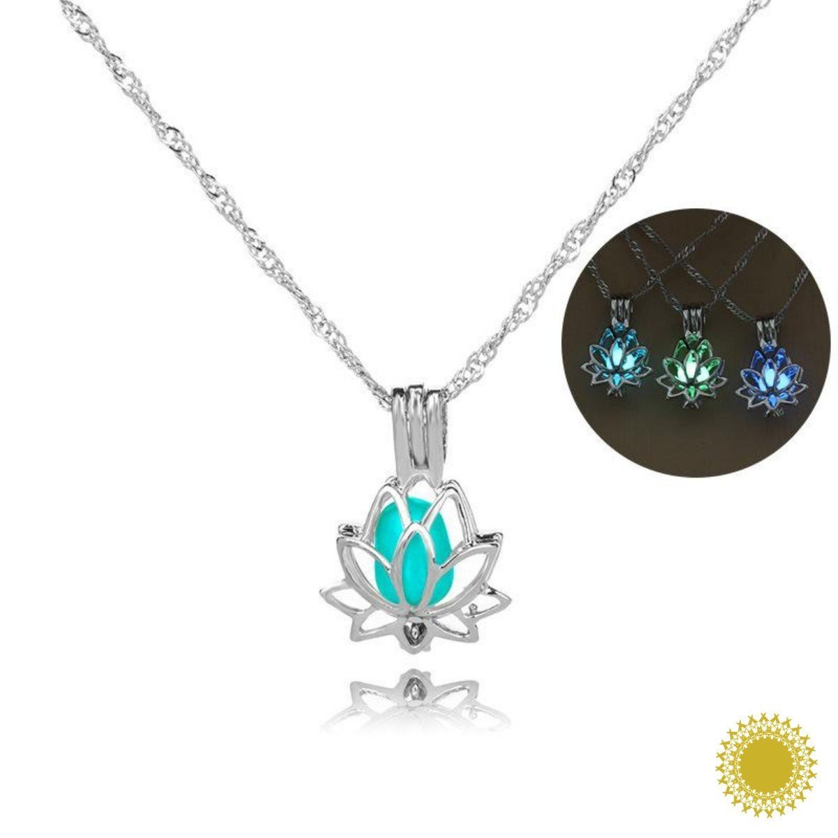 Lotus Halskette - Leuchtend Subeads Store