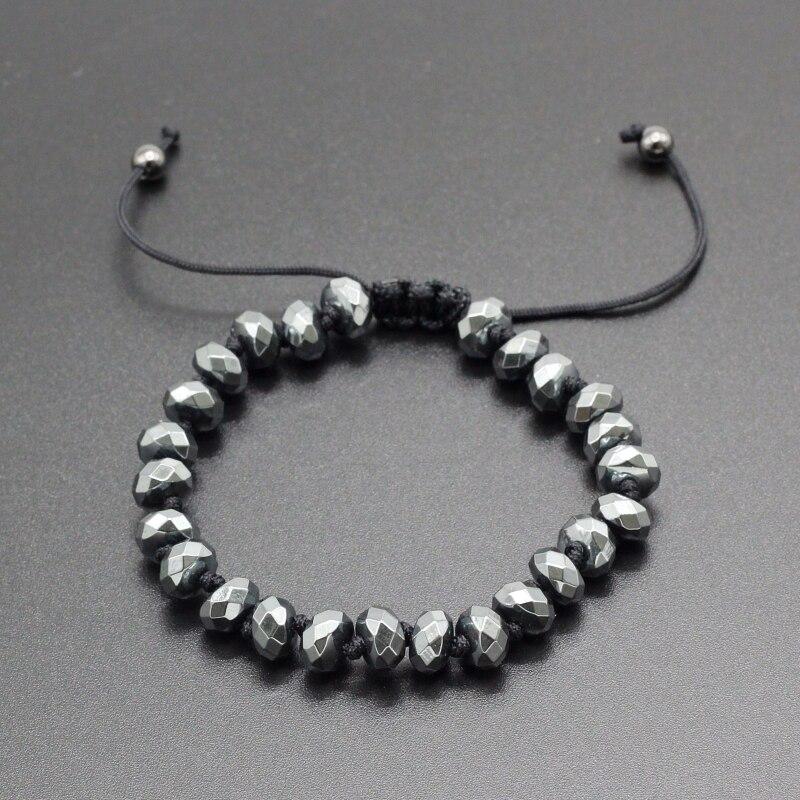 Schwarze Hämatit Perlen Armband FERVENT Official Store