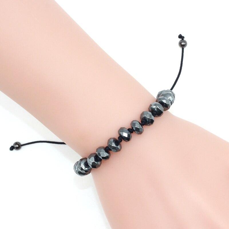 Schwarze Hämatit Perlen Armband FERVENT Official Store