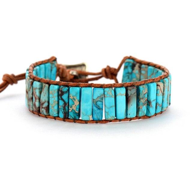 Türkis Chakra Armband - handgefertigt FERVENT Official Store
