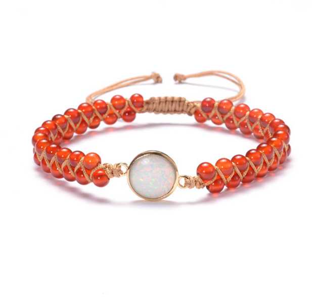 Amazonit Bergkristall Perlenarmband MySpirituals Deutschland