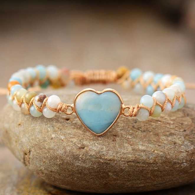 Imperial Jaspis Herz Armband MySpirituals Deutschland