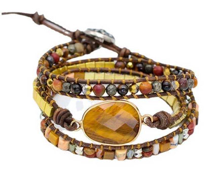 Tigerauge Wickelarmband MySpirituals Deutschland
