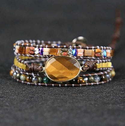 Tigerauge Wickelarmband MySpirituals Deutschland