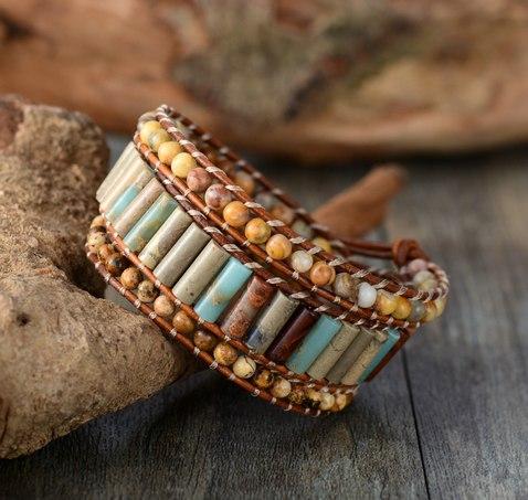 Böhmisches Lederarmband - handgefertigt FERVENT Official Store