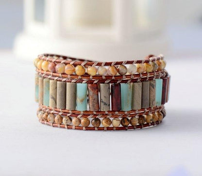Böhmisches Lederarmband - handgefertigt FERVENT Official Store