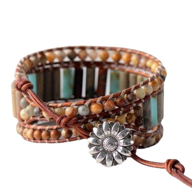 Böhmisches Lederarmband - handgefertigt FERVENT Official Store