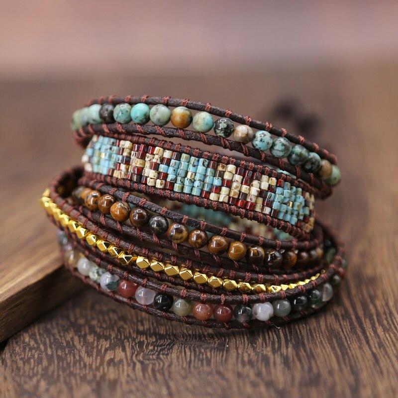 Gewebtes Böhmisches Wickelarmband FERVENT Official Store