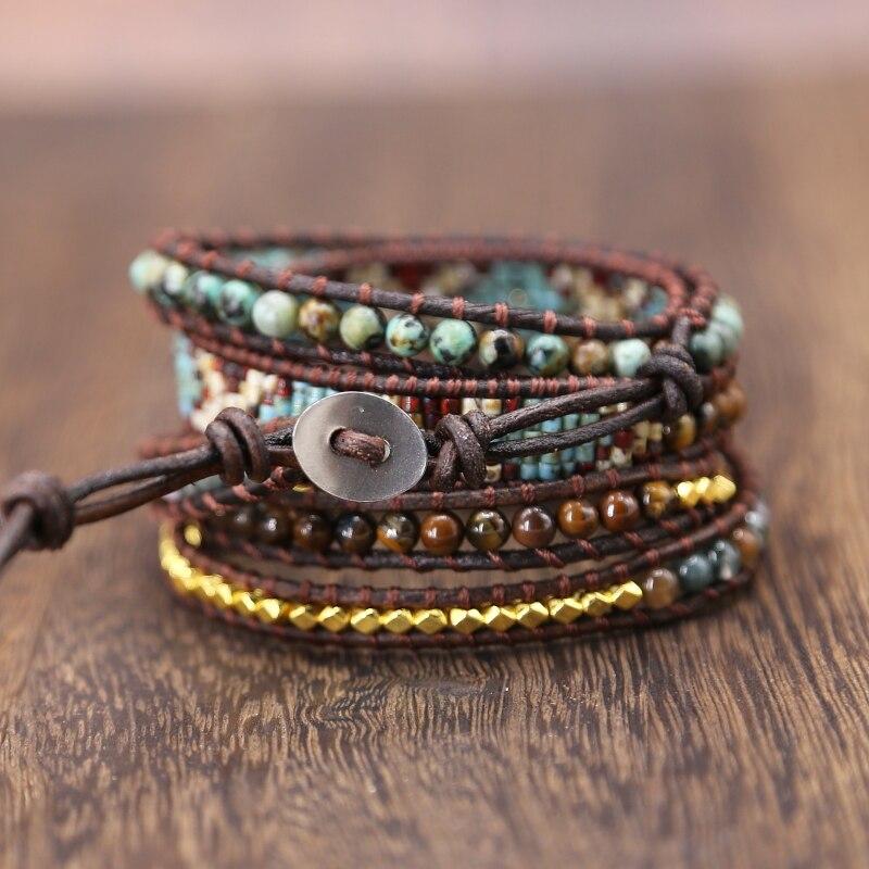 Gewebtes Böhmisches Wickelarmband FERVENT Official Store