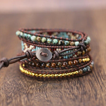 Gewebtes Böhmisches Wickelarmband FERVENT Official Store