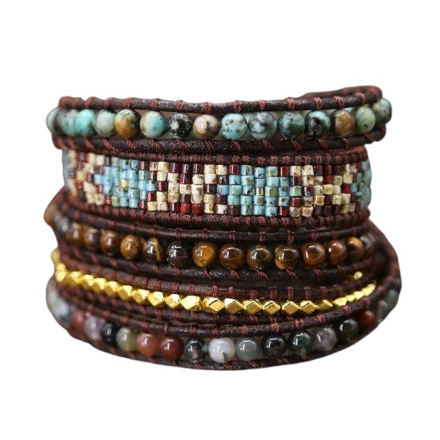 Gewebtes Böhmisches Wickelarmband FERVENT Official Store