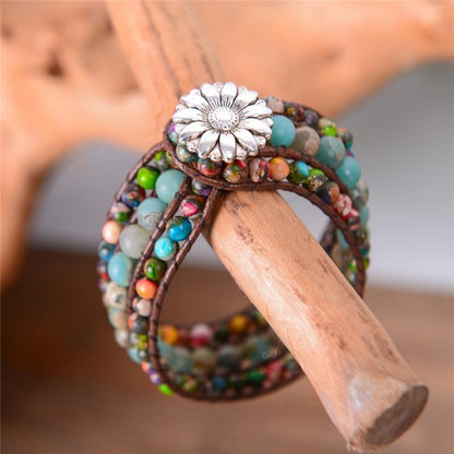 Handgemachte böhmische Jaspis - Armband FERVENT Official Store