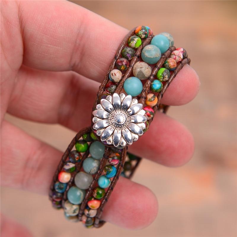 Handgemachte böhmische Jaspis - Armband FERVENT Official Store