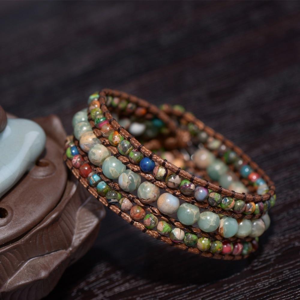 Handgemachte böhmische Jaspis - Armband FERVENT Official Store