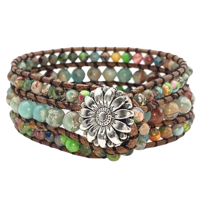Handgemachte böhmische Jaspis - Armband FERVENT Official Store