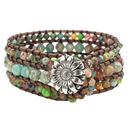 Handgemachte böhmische Jaspis - Armband FERVENT Official Store