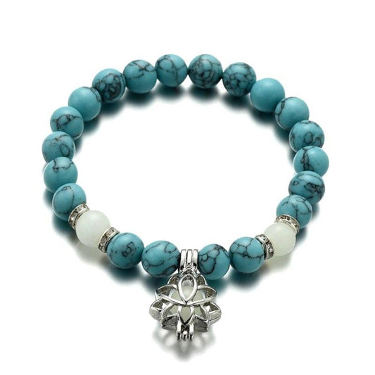 Natürlich leuchtendes Lotus-Armband joyme Official Store