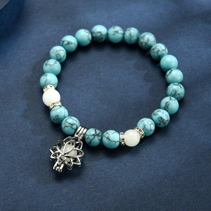Natürlich leuchtendes Lotus-Armband joyme Official Store