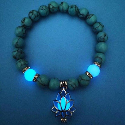 Natürlich leuchtendes Lotus-Armband joyme Official Store