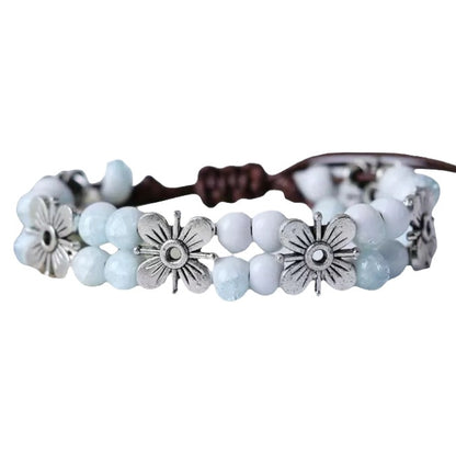 Naturstein Blume Armband MySpirituals Deutschland
