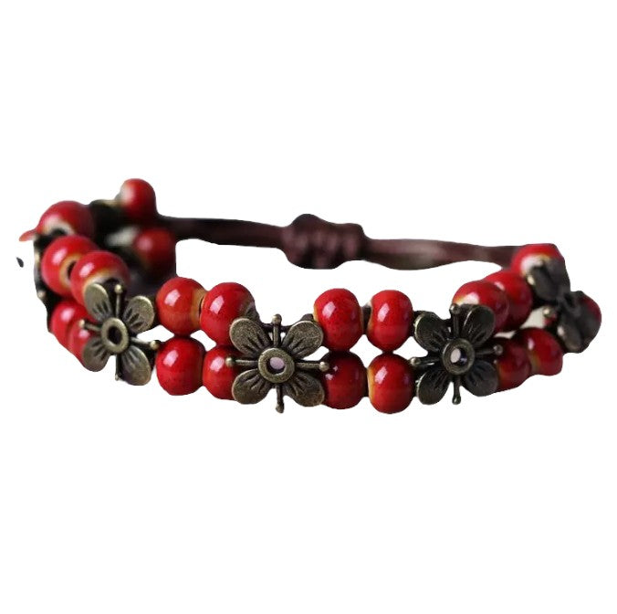 Naturstein Blume Armband MySpirituals Deutschland