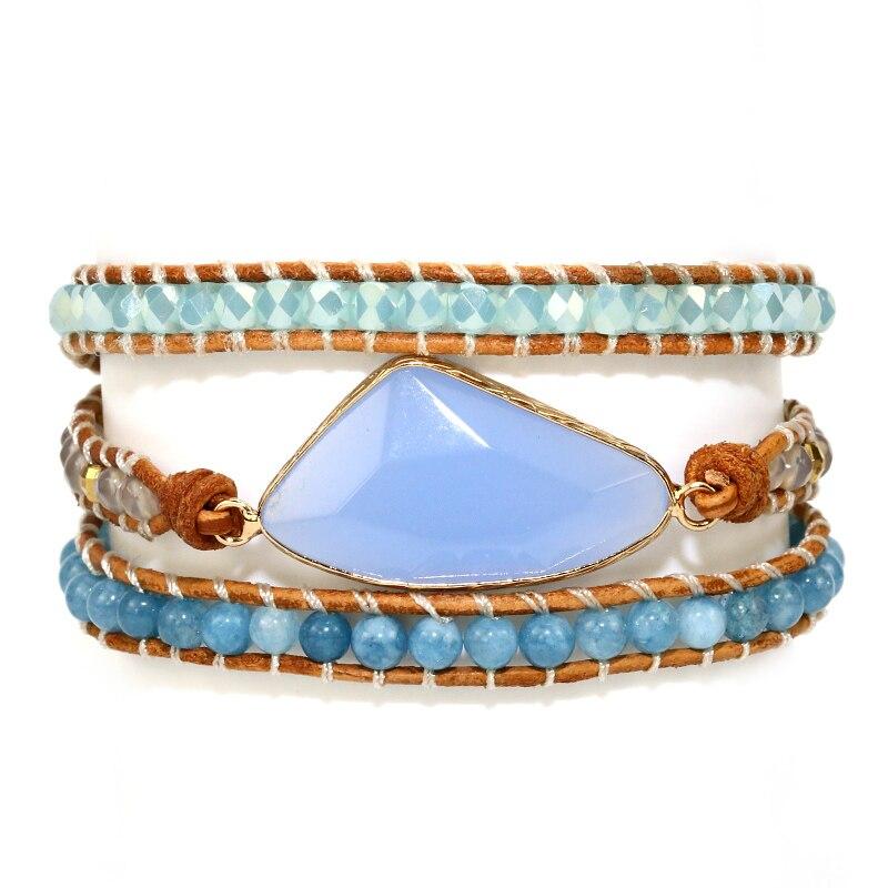 Naturstein Freundschaft Wickelarmband FERVENT Official Store