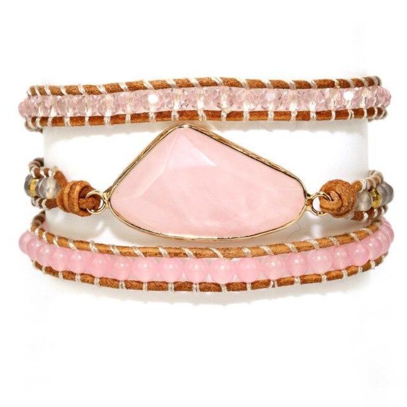 Naturstein Freundschaft Wickelarmband FERVENT Official Store