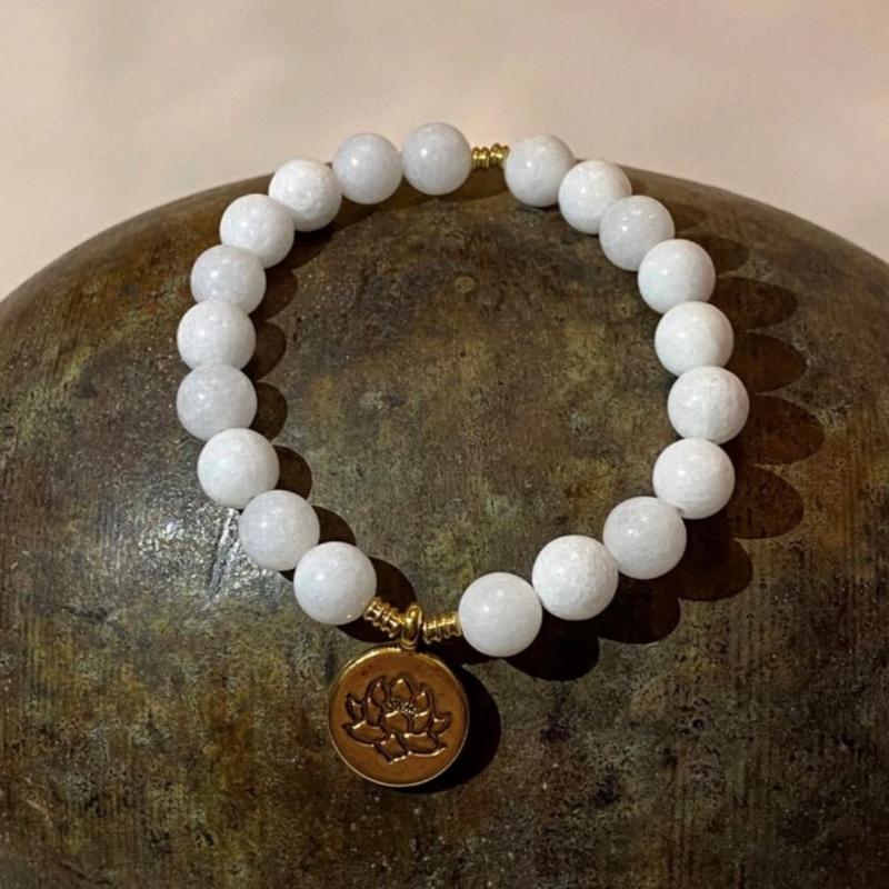 Weißes Lotus-Armband Ruberthen Official Store