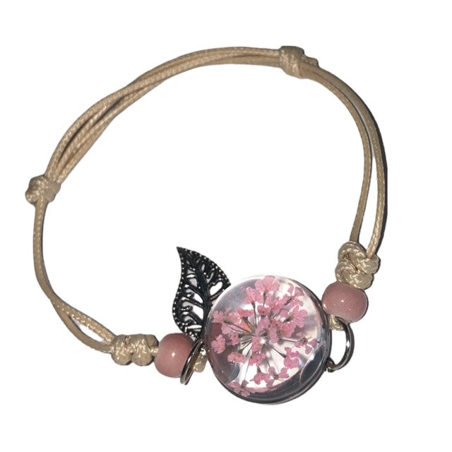 Rosa/blaues Löwenzahn-Armband - MySpirituals