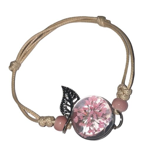 Rosa/blaues Löwenzahn-Armband - MySpirituals